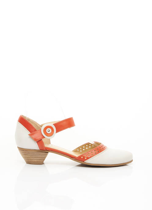Sandales/Nu pieds orange FIDJI pour femme