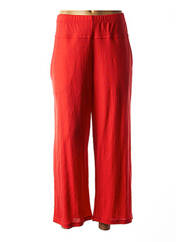 Pantalon large rouge G!OZE pour femme seconde vue