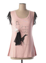T-shirt rose XT STUDIO pour femme seconde vue