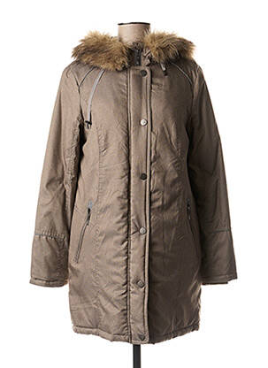 Parka marron clearance femme pas cher