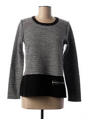 Pull noir TELMAIL pour femme seconde vue