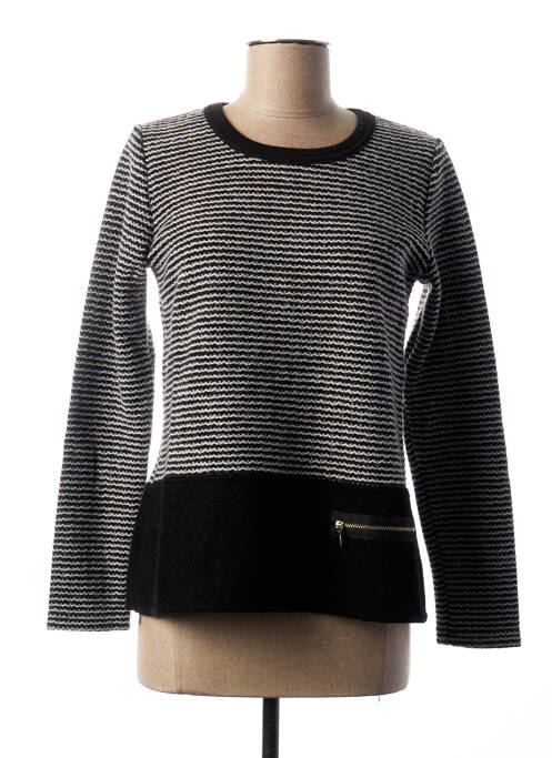 Pull noir TELMAIL pour femme