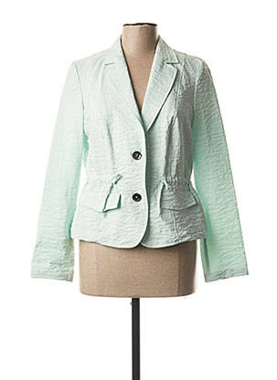 Veste casual col tailleur vert EUGEN KLEIN femme