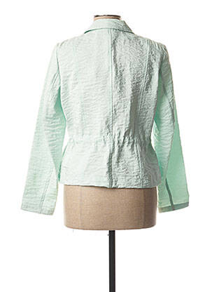 Veste casual col tailleur vert EUGEN KLEIN femme