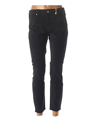Pantalon 7/8 stretch taille basse bleu BSB femme