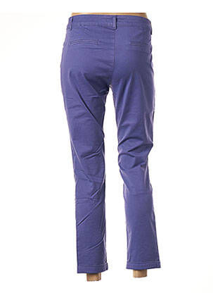 Pantalon droit stretch taille basse violet FRACOMINA femme
