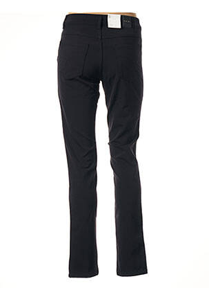 Pantalon droit stretch taille haute noir PARA MI femme