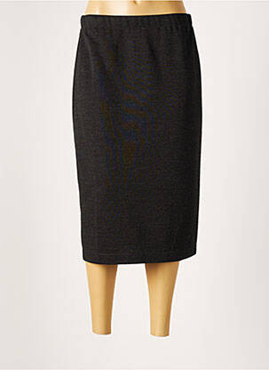 Jupe mi-longue stretch noir BARBARA LEBEK femme