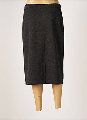 Jupe mi-longue stretch noir BARBARA LEBEK femme