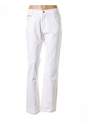 Pantalon droit blanc SWALLOW pour femme