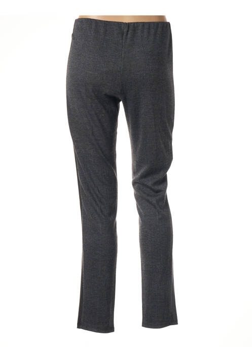 Pantalon droit gris ARTIGLI pour femme