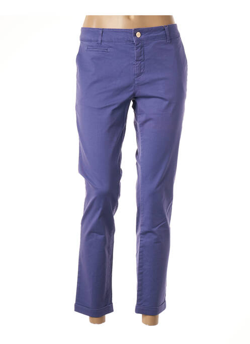 Pantalon droit violet FRACOMINA femme