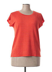 T-shirt orange DEELUXE pour femme seconde vue