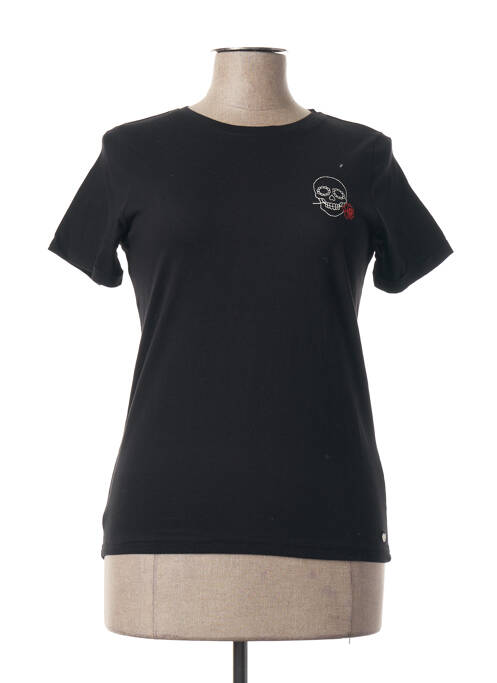 T-shirt noir DEELUXE pour femme