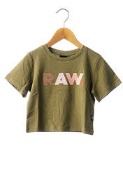 T-shirt vert G STAR pour fille seconde vue