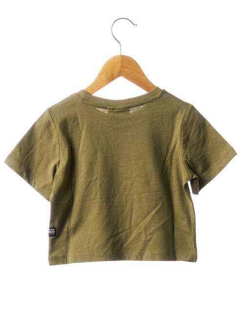 T-shirt vert G STAR pour fille