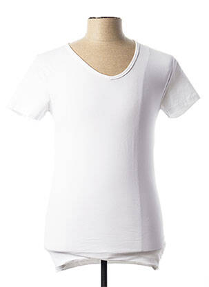 T-shirt blanc DSTREZZED pour homme
