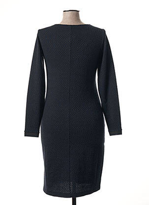 Robe mi-longue manches longues manches longues noir SANDWICH femme