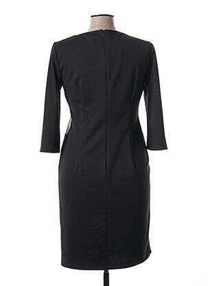 Robe mi-longue manches 3/4 manches 3/4 gris POUSSIERE D'ETOLE femme