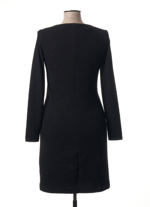 Robe mi-longue manches longues manches longues noir SANDWICH femme