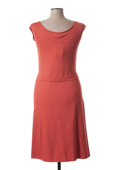 Robe mi-longue sans manche sans manche orange CREA CONCEPT femme