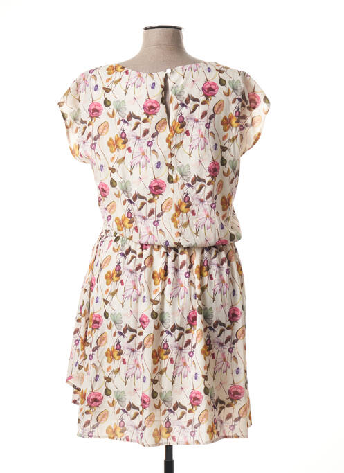 Robe mi-longue beige SMASHED LEMON pour femme