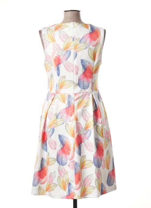 Robe mi-longue blanc SMASHED LEMON pour femme