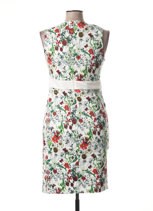 Robe mi-longue blanc SMASHED LEMON pour femme