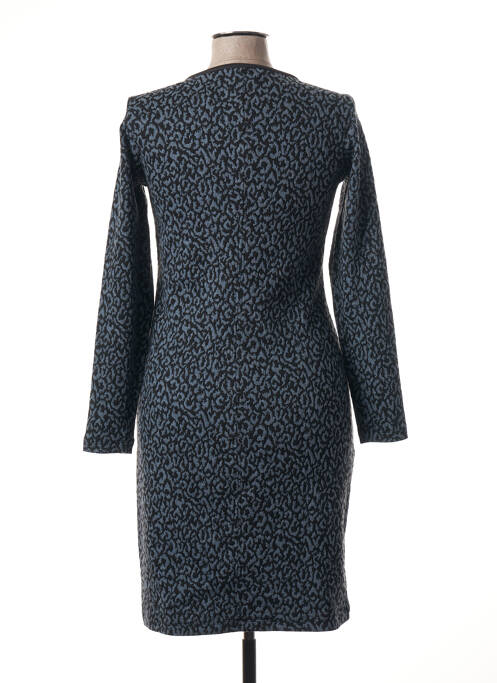 Robe mi-longue bleu SANDWICH pour femme