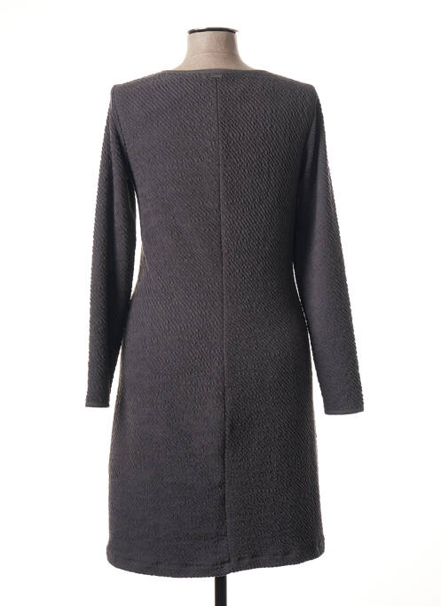Robe mi-longue gris SANDWICH pour femme