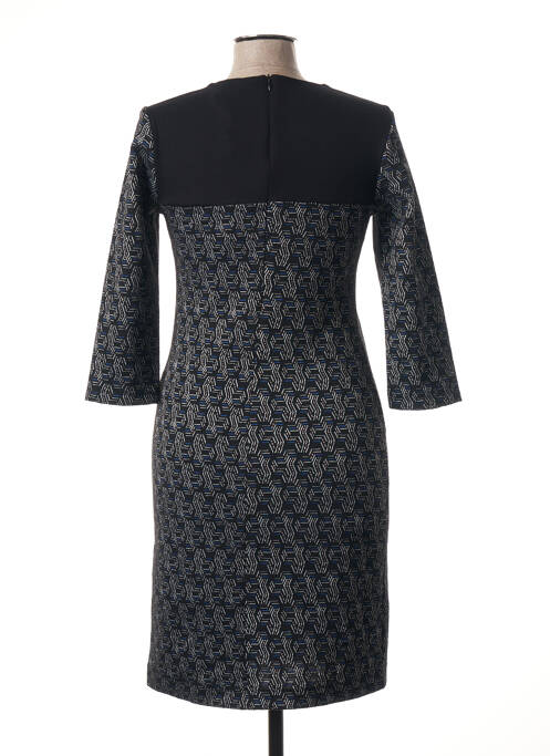 Robe mi-longue noir LA FEE MARABOUTEE pour femme