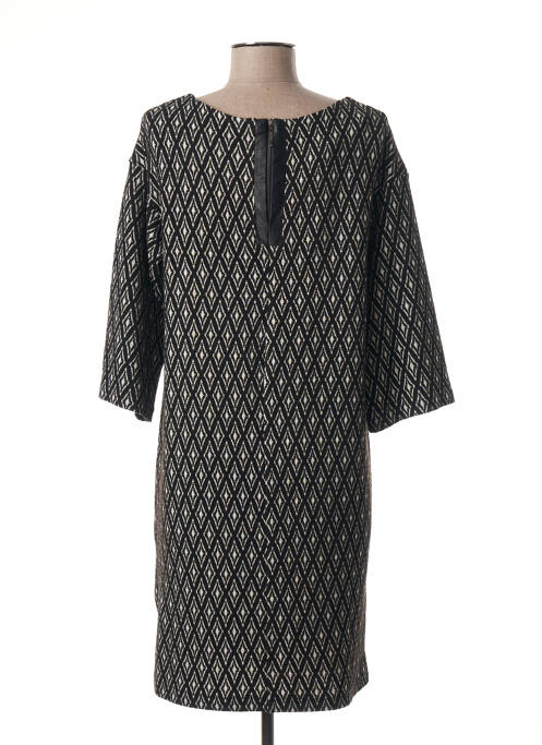 Robe mi-longue noir POUSSIERE D'ETOLE pour femme