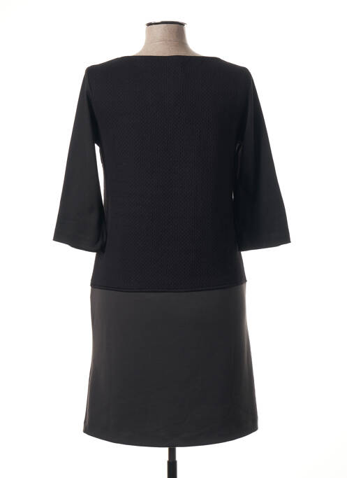 Robe mi-longue noir POUSSIERE D'ETOLE pour femme