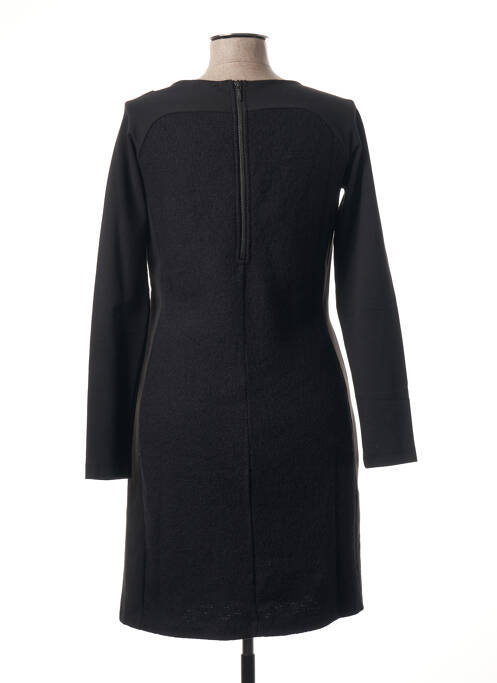 Robe mi-longue noir SANDWICH pour femme