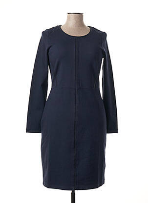 Robe mi-longue manches longues manches longues bleu SANDWICH femme