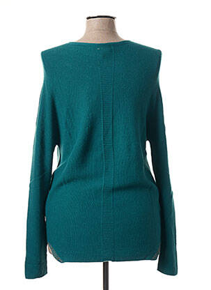 Pull coupe cintrée manches longues bleu LUNATISME femme