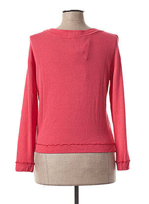 Pull stretch manches longues rose LUNATISME femme