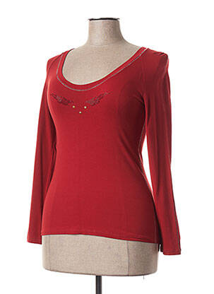 T-shirt manches longues manches longues orange GARELLA femme