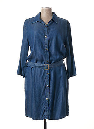 Robe mi-longue bleu ESCORPION pour femme