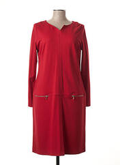 Robe mi-longue rouge PAUSE CAFE pour femme seconde vue