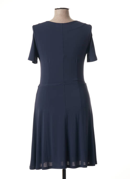 Robe mi-longue bleu LA FEE MARABOUTEE pour femme