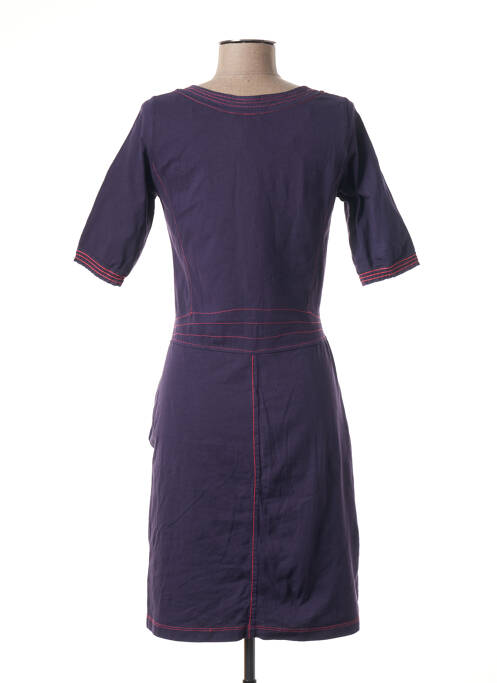 Robe mi-longue violet SANDWICH pour femme
