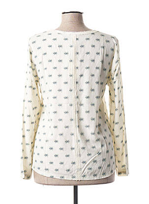 Blouse imprimé fantaisie manches longues beige SANDWICH femme