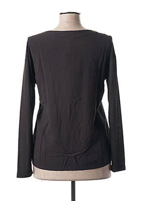 Blouse col rond manches longues noir SANDWICH femme