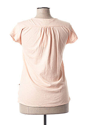 Blouse col rond manches courtes rose SANDWICH femme