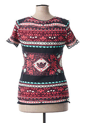 Pull coupe cintrée manches courtes rouge ALDO MARTIN'S femme