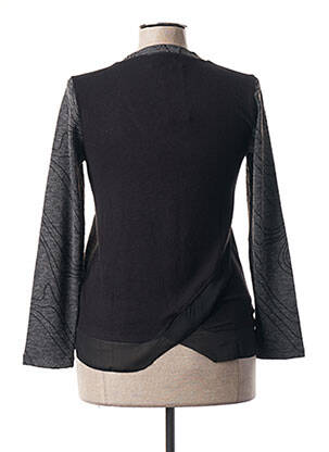 Pull coupe droite manches longues gris CHATELET femme