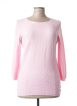 T-shirt manches 3/4 manches 3/4 rose ESCORPION femme