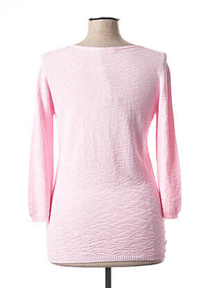 T-shirt manches 3/4 manches 3/4 rose ESCORPION femme