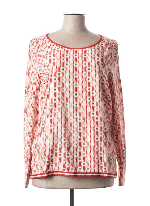 Blouse imprimé fantaisie manches longues rouge SANDWICH femme